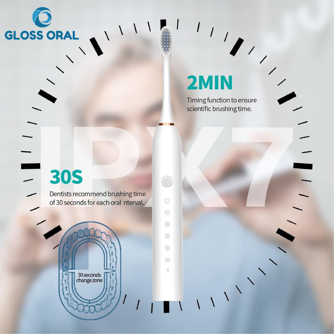 Rechargeable Electric Toothbrush With 4 heads