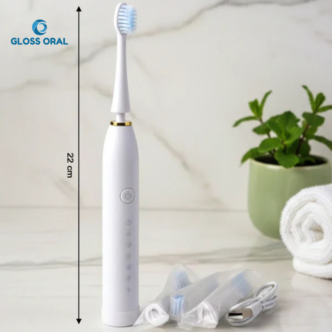 Rechargeable Electric Toothbrush With 4 heads
