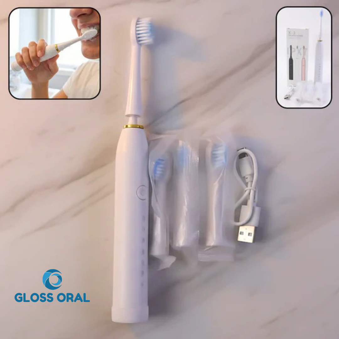 Rechargeable Electric Toothbrush With 4 heads